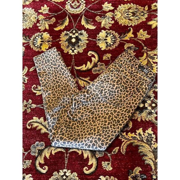 KUT FROM THE KLOTH Animal-print Donna Ankle Slim Skinny Jeans Size 4 - Picture 5 of 7